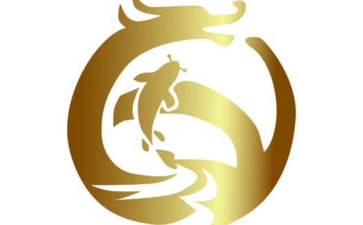 金色海豚标志设计