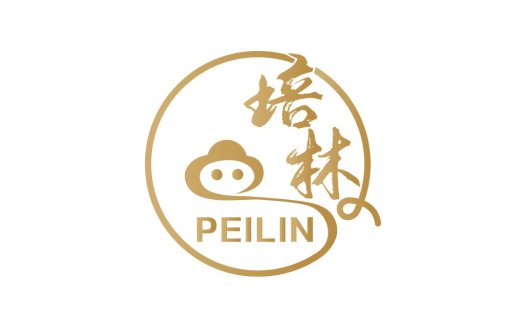 金黄色书法风格中文字体logo设计
