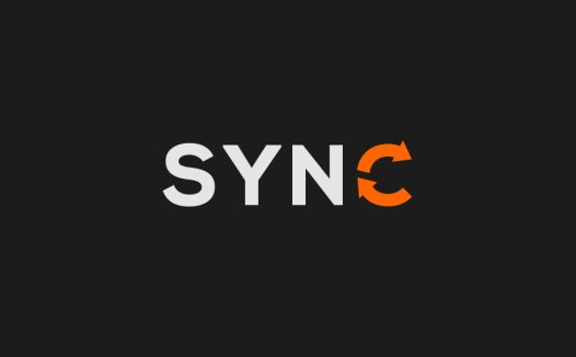 同步系统logo设计:简洁高效