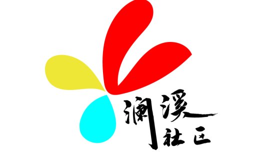 色彩斑斓的花瓣logo设计