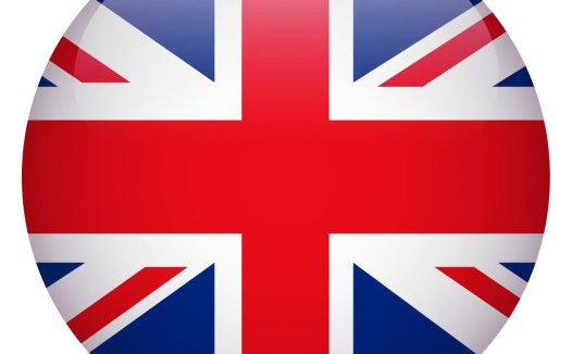 英国国旗圆形徽章设计