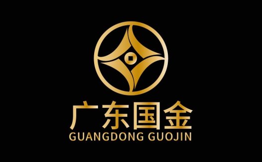 豪华金色圆圈logo设计
