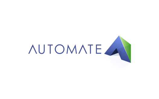 简约几何风格的AUTOMATE logo设计