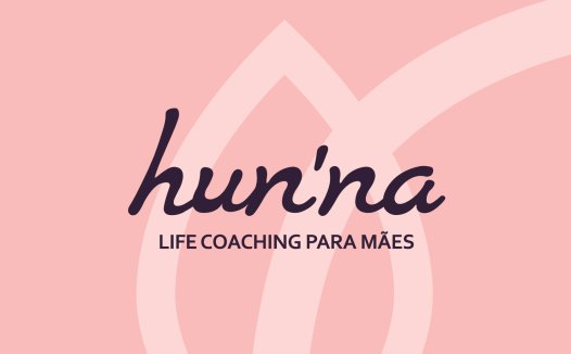 粉色背景下的Life Coaching Logo设计