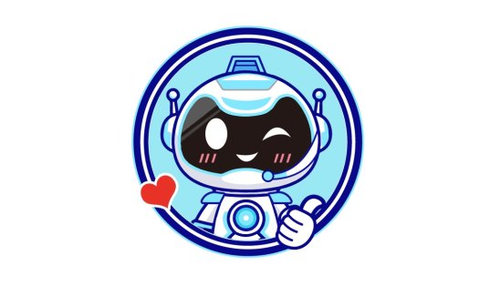 可爱机器人logo设计