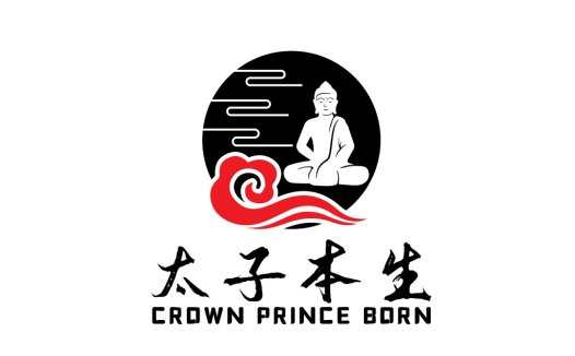 禅意佛像logo设计