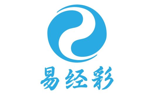 简洁现代的蓝色动态曲线logo设计