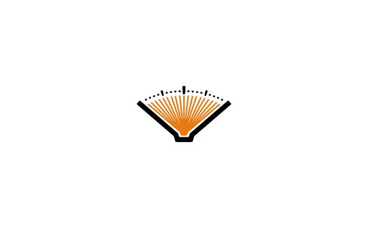 扇形渐变logo设计