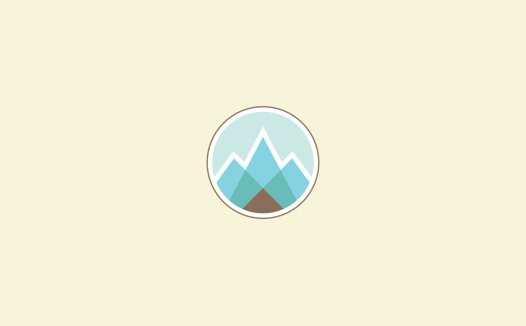 简约山峰logo设计