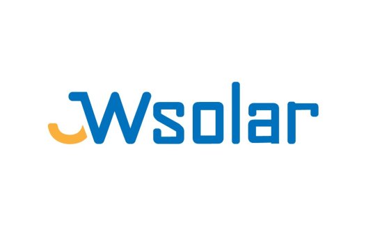 JWSolar Logo设计:简洁现代的太阳能品牌标识