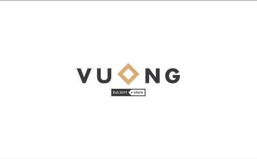 简约现代VUONG品牌logo设计