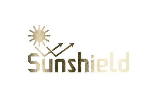 阳光防护盾牌logo设计