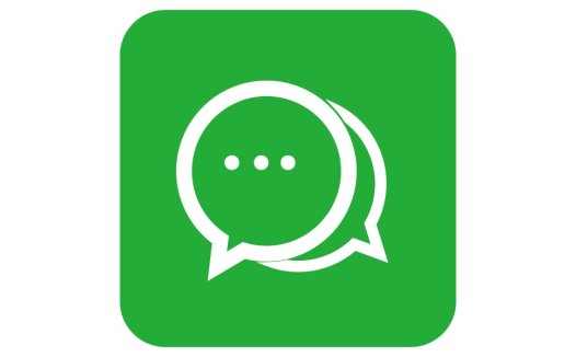 简洁对话框logo设计