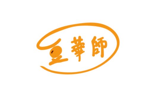 简约橙色椭圆与中文字符的logo设计