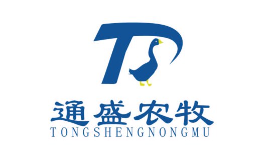 蓝色鸭子logo设计