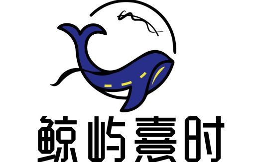 鲸鱼logo设计:简洁优雅的海豚标志