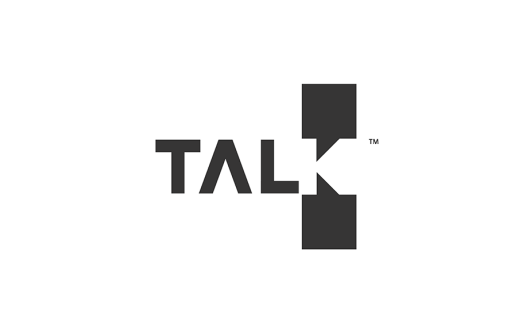 简约现代TALK logo设计