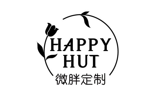 简约花卉logo设计,传递快乐与自然