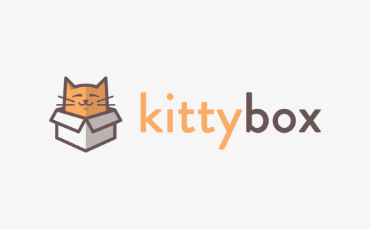猫头箱logo设计:可爱卡通风格