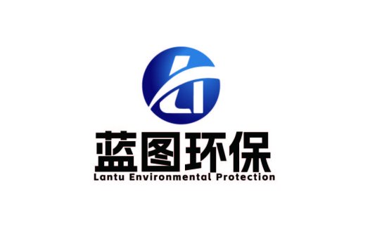 环保企业logo设计:蓝图环保