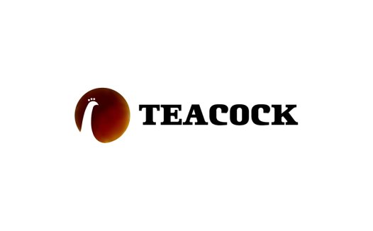 Teacock Logo设计:简洁现代企业标识