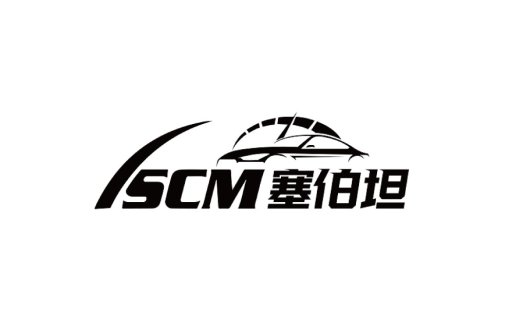 SCM汽车服务品牌logo设计
