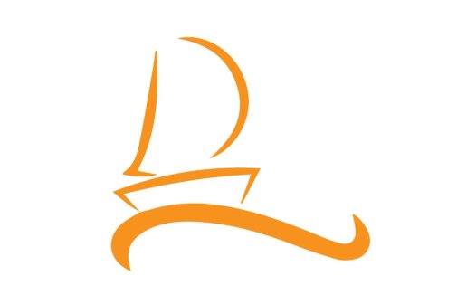 简洁抽象的字母D标志设计