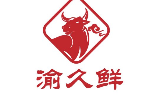 红色牛头logo设计