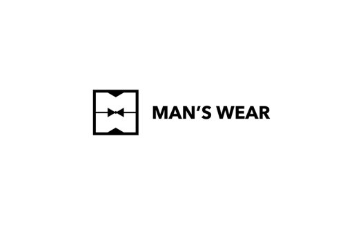 简约时尚男士服装logo设计