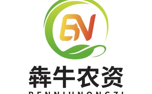 绿色环保标志设计:BV字母与叶子结合