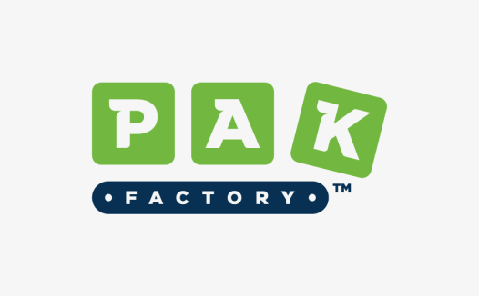 简约现代Pak Factory标志设计