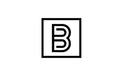 简约字母B方形logo设计