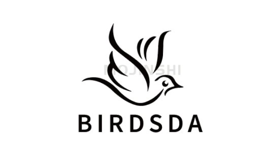 简洁优雅的飞鸟logo设计