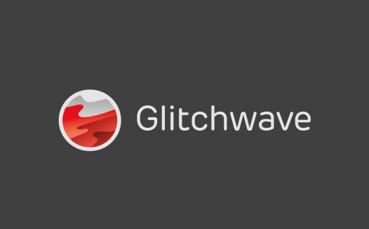 Glitchwave logo设计:现代科技感与简洁性的完美结合