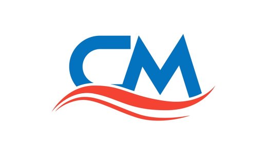 CM字母logo设计:简洁现代风格