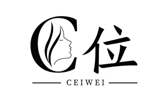 简约女性形象与汉字结合的logo设计