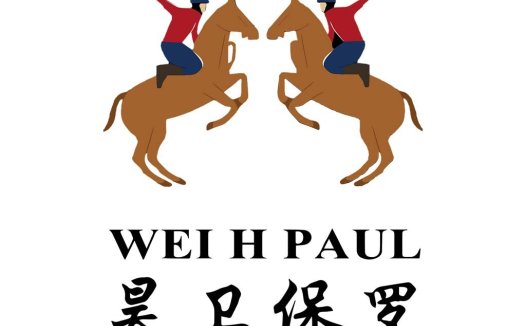马术主题的简洁logo设计