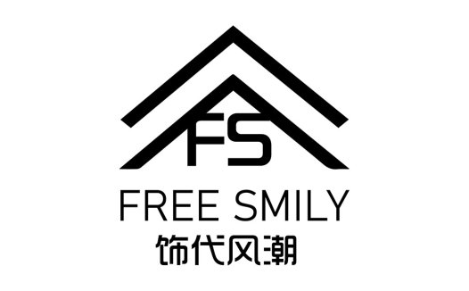 简约现代风格的自由微笑logo设计