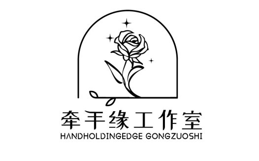 牵手缘缘工作室logo设计