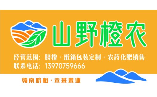 脐橙包装定制logo设计