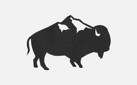 北美野牛logo设计