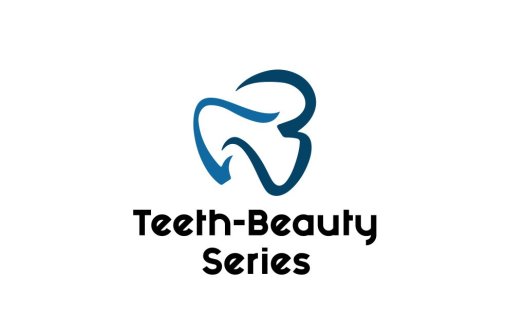 简约牙齿美容系列logo设计