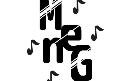 音乐旋律主题logo设计