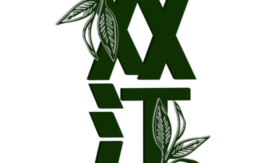 绿色植物元素的环保标志设计