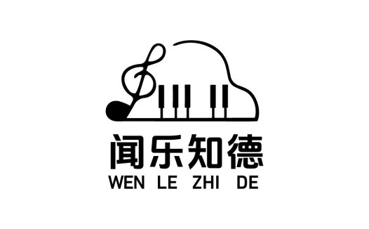 音乐与知识融合的logo设计