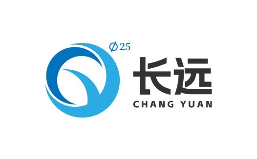现代简洁的蓝色圆环logo设计