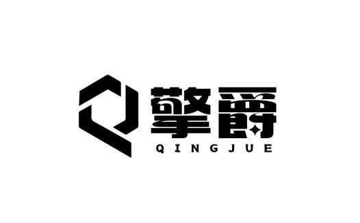 现代简洁风格的QINGJUE品牌logo设计