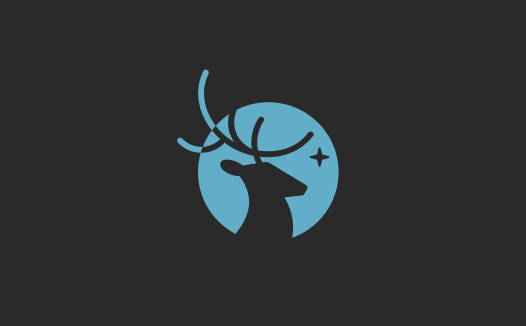 鹿角星球logo设计