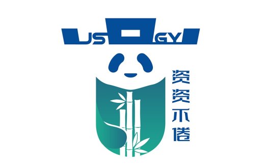 熊猫科技logo设计:简洁环保科技品牌标识