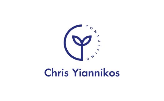 Chris Yiannikos Logo设计:简洁自然风格